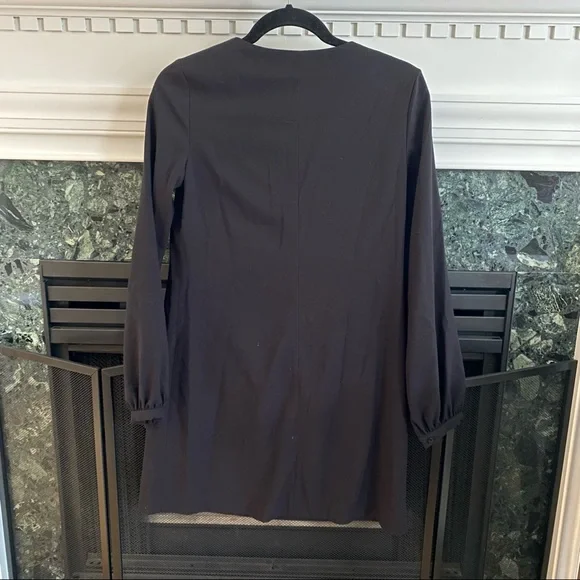 Zara Basic Long Sleeve Black Dress size XS - Picture 8 of 8